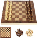 Leosportz Wooden Chess Board Set, 12 Inches