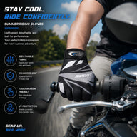 Leosportz UV Protection Touchscreen Cycling Gloves