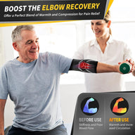 Leosportz Elbow Support Brace for Gym & Tennis (2-Pack)