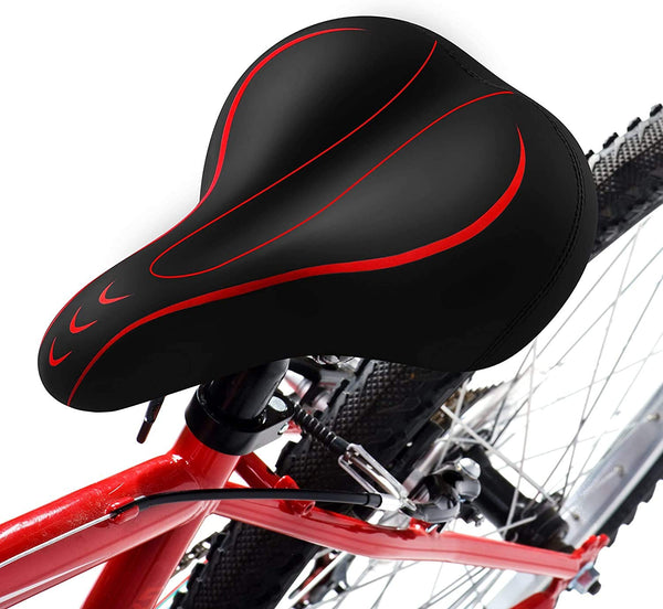 Leosportz Cushioned Bike Seat with Spring Suspension