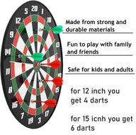 Leosportz Magnetic Dart Board for Kids & Family