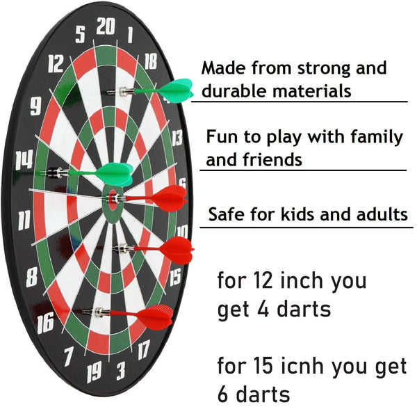 Leosportz Magnetic Dart Board for Kids & Family