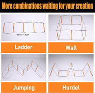 Leosportz Agility Speed Ladder & Hurdles Training Set