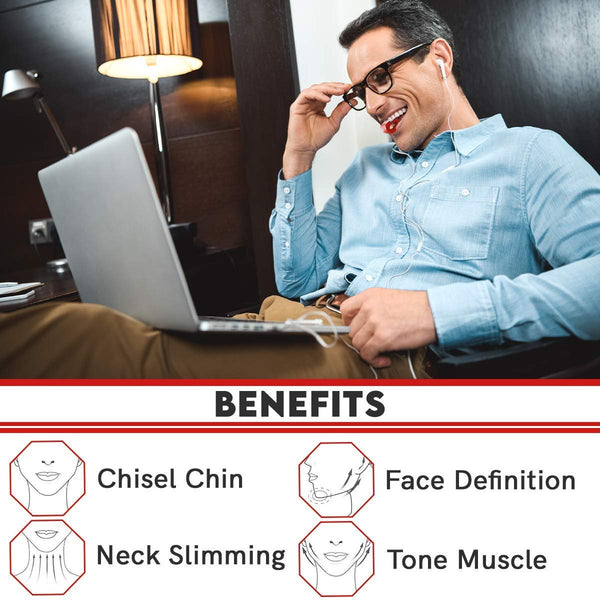 Leosportz Jaw Exerciser for Men & Women