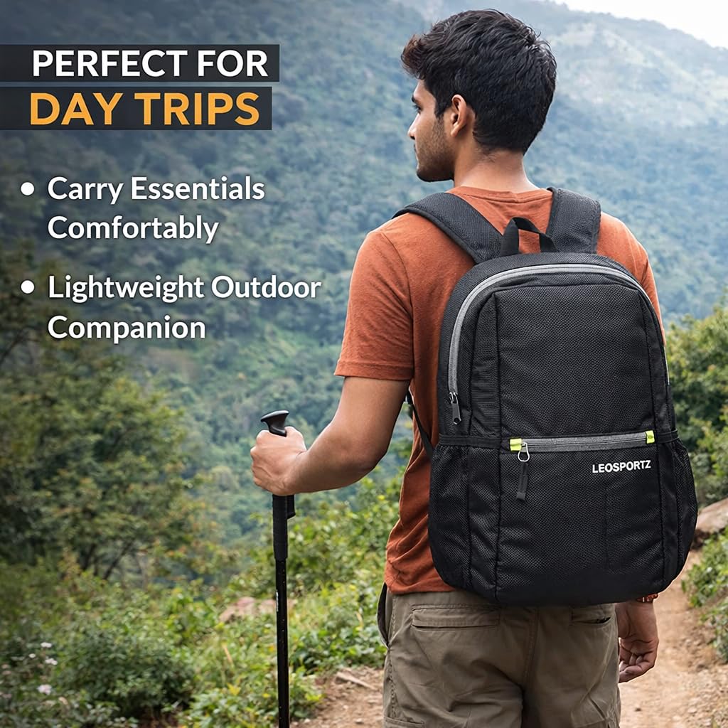 Leosportz Foldable Hiking Backpack 25L