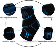 Leosportz Adjustable Ankle Support Brace Sleeve