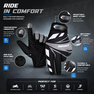 Leosportz UV Protection Touchscreen Cycling Gloves