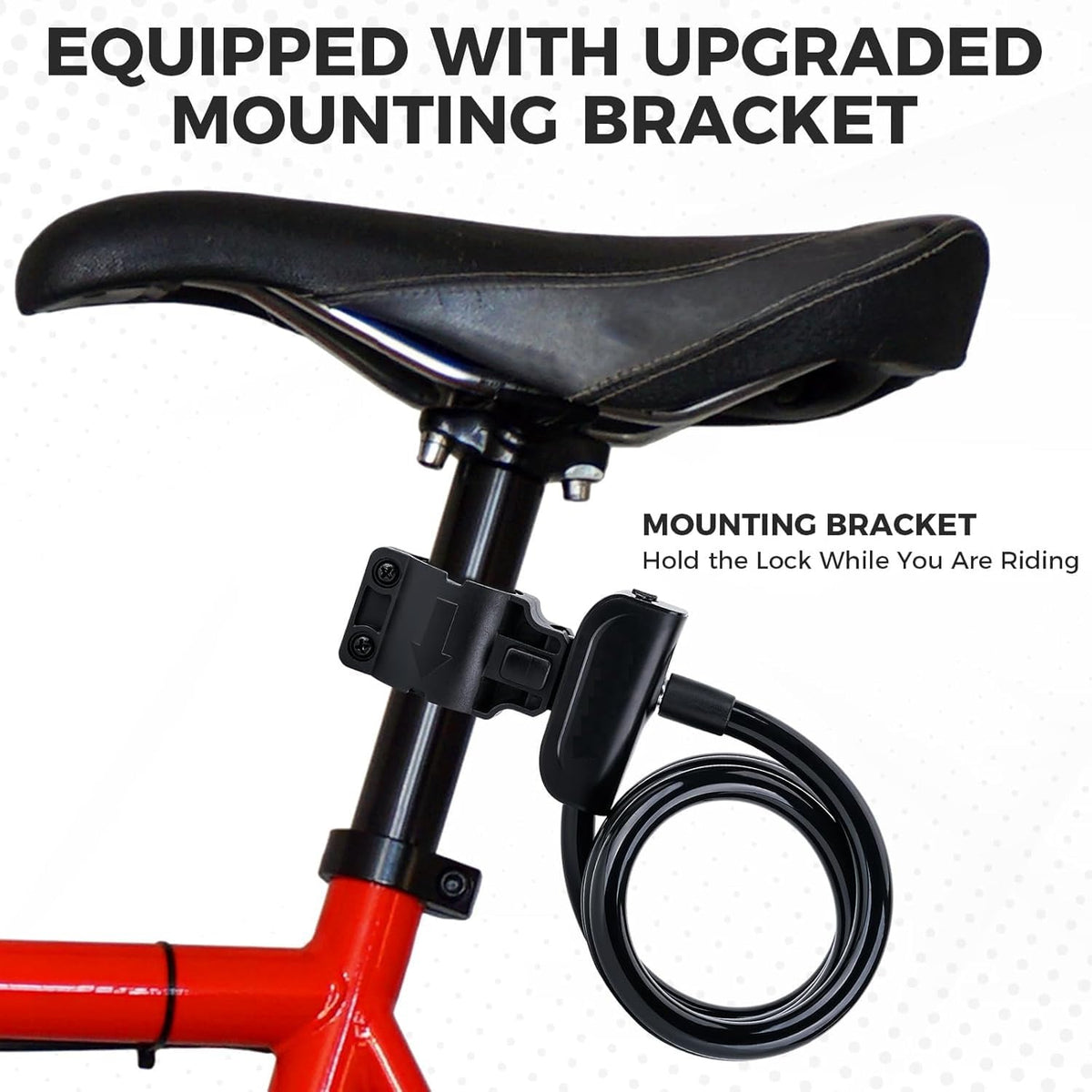 Leosportz Heavy-Duty Cycle Lock with Key
