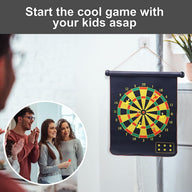 Leosportz Magnetic Dart Board Game for Kids