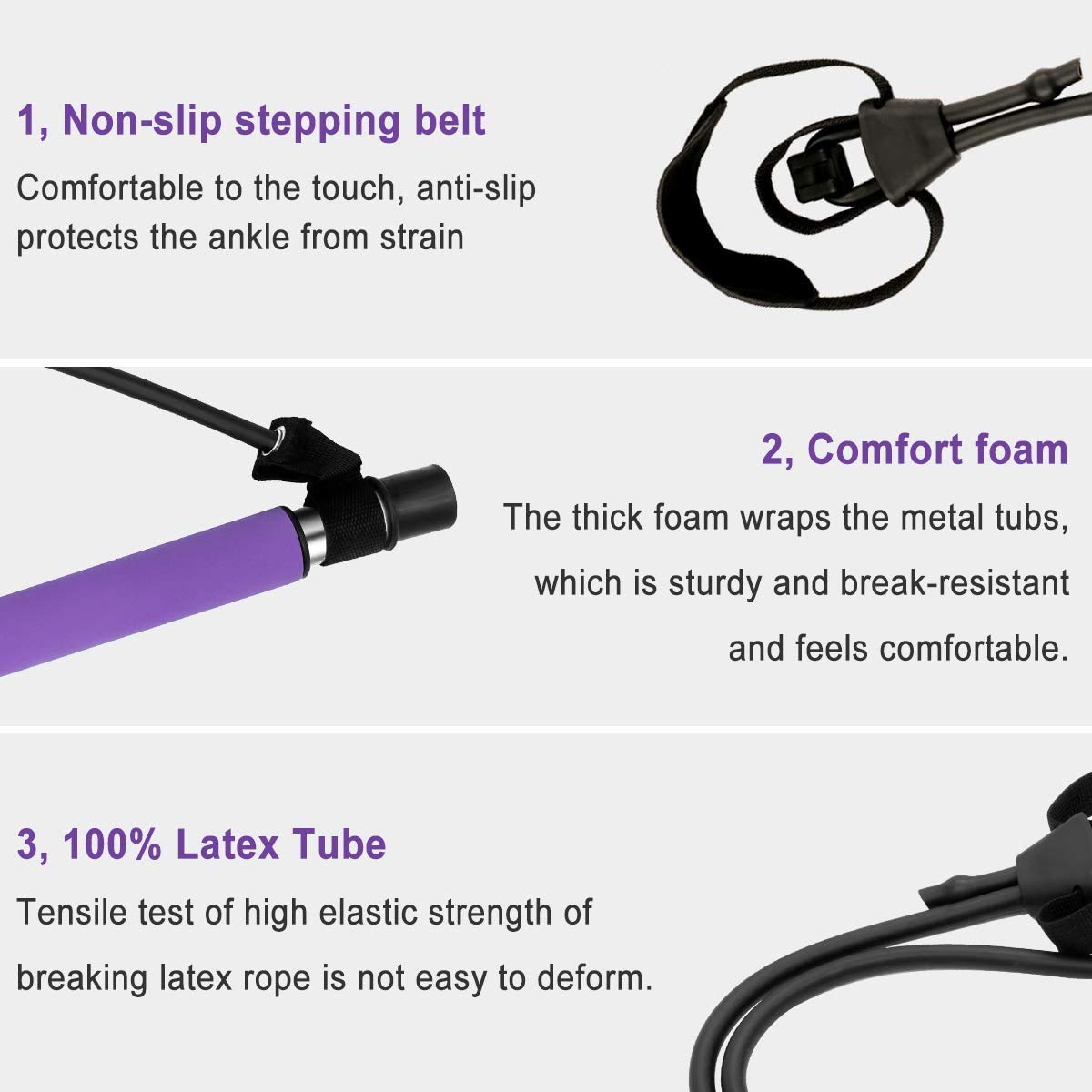 Leosportz Yoga Pilate Stick Toning Tube