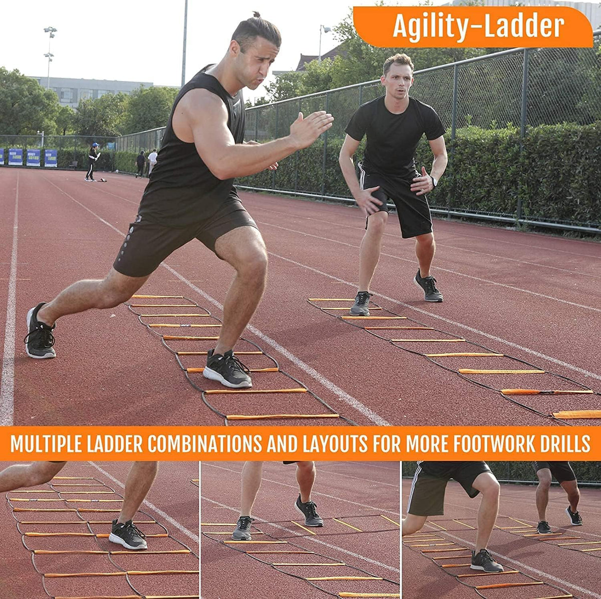 Leosportz Agility Speed Ladder & Hurdles Training Set