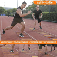 Leosportz Agility Speed Ladder & Hurdles Training Set