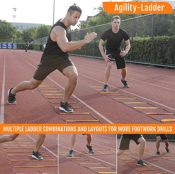 Leosportz Agility Speed Ladder & Hurdles Training Set