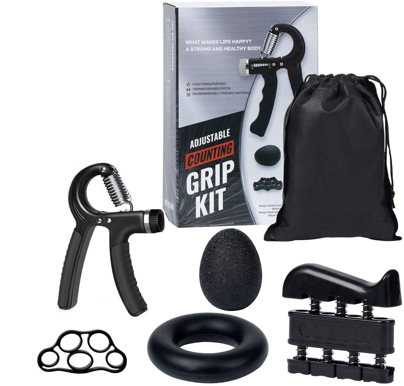 Leosportz Hand Grip Strengthener, Strength Trainer