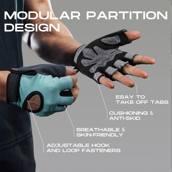 Leosportz Gym Gloves for Men and Women Workout