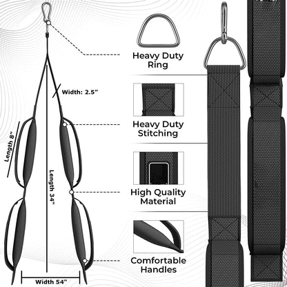 Leosportz Triceps Rope Cable Attachment