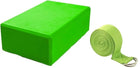 Leosportz Yoga Blocks With Belt - Eva Block With Belt