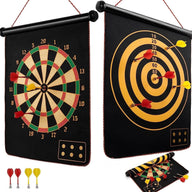 Leosportz Magnetic Dart Board Game - 6 Pc Darts Magnetic Dart Mat