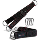Leosportz Gym Cable Attachment Straps For Heavy Workout - Versitle
