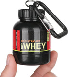 Leosportz Whey Protein Powder Container Keychain - Easy To Carry