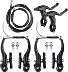Leosportz Complete Cycle Brake Set - Front Rear V Breaks With Pads