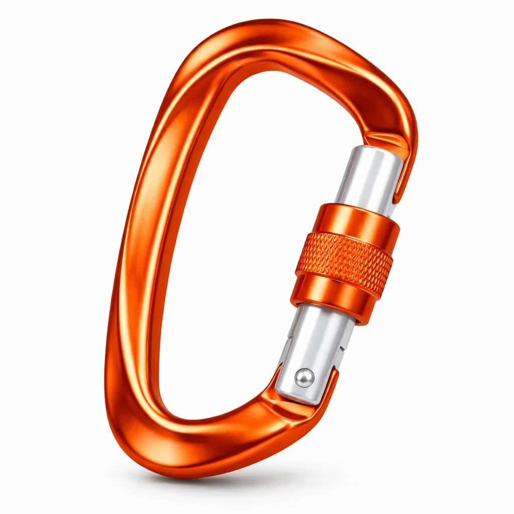 Leopsortz Climbing Carbiner 25 Kn - D Shape Snap Hook