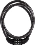 Leosportz Cycle Lock For Bicycle - Combination 4 Digit Keyless Lock