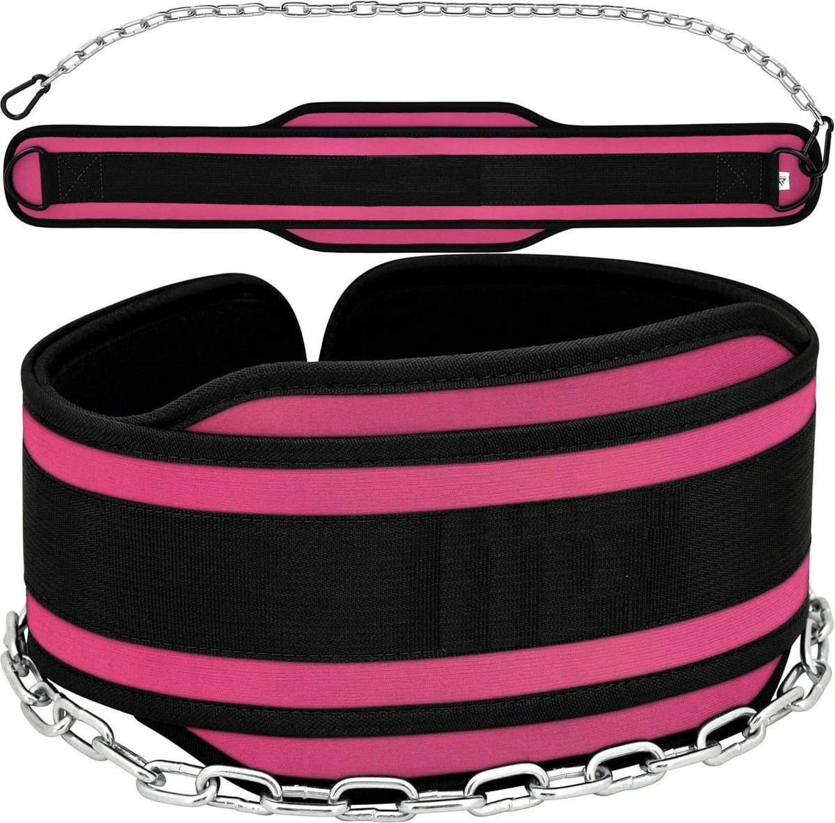 Gym Belt With Chain Dip - Heavy Weight Lifitng Belt