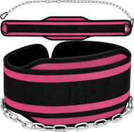 Gym Belt With Chain Dip - Heavy Weight Lifitng Belt