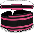 Leosportz Gym Belt With Chain Dip - Heavy Weight Lifitng Belt