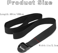 Leosportz Arm Wrestling Competition Match Strap - 2 Non Slip Design