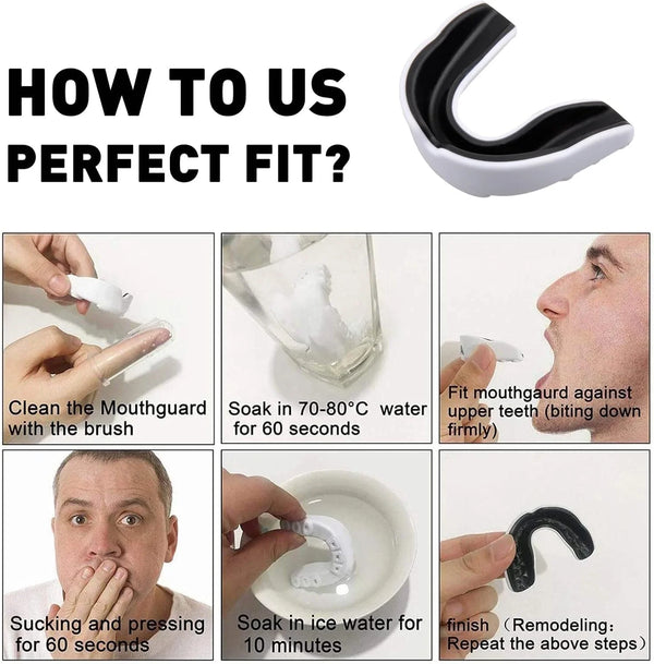 Leosportz Mouth Guard For Boxing Mma Food Grade Material - Sports