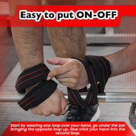 Weight Lifting Straps - Deadlift Straps With Handle