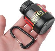 Whey Protein Powder Container Keychain - Easy To Carry