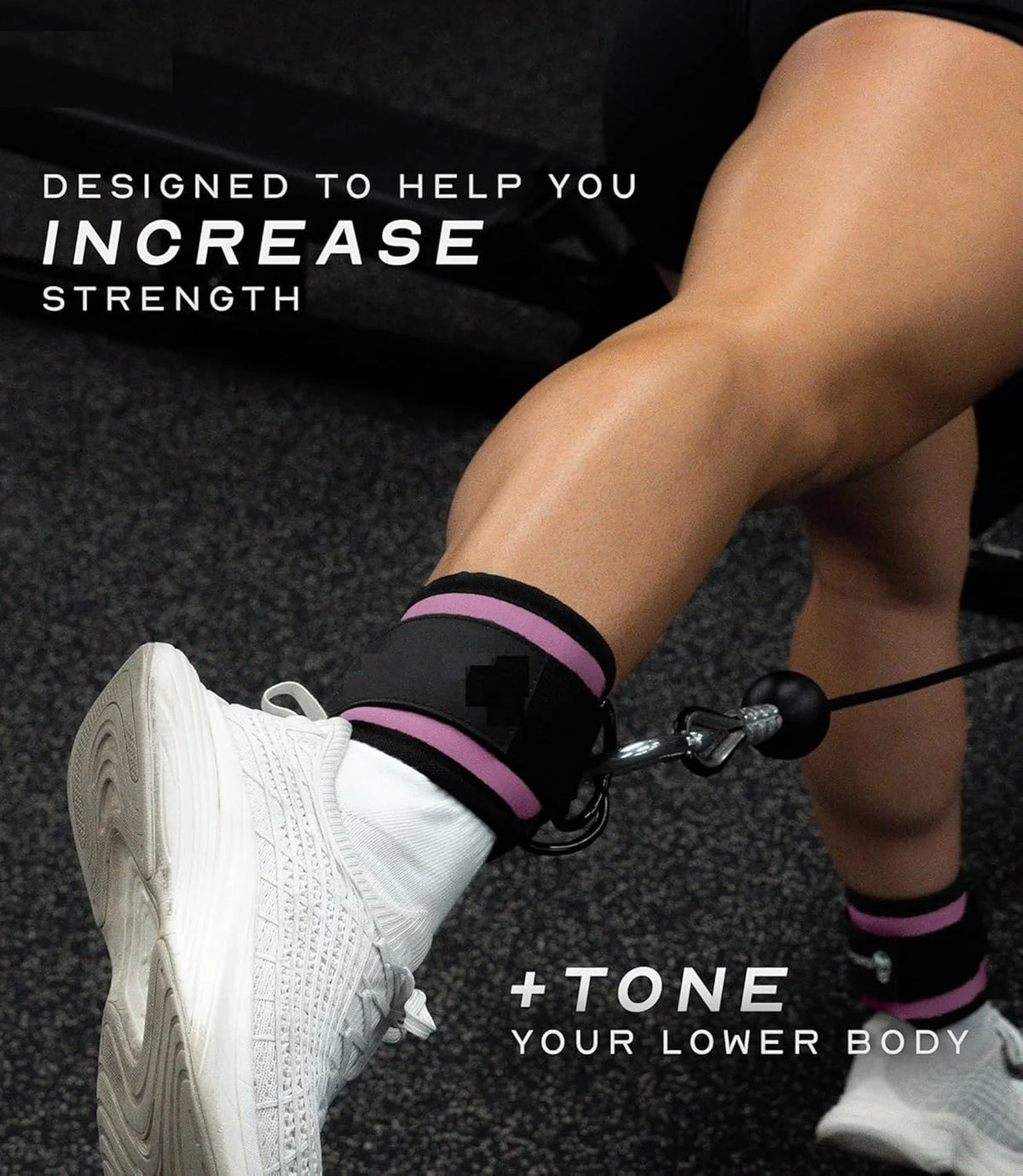 Ankle Strap For Gym Cable Machine - Heavy Ankle Band For Gym