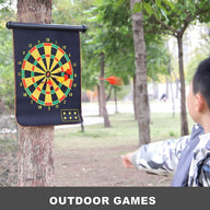Leosportz Magnetic Dart Board Game - 6 Pc Darts Magnetic Dart Mat