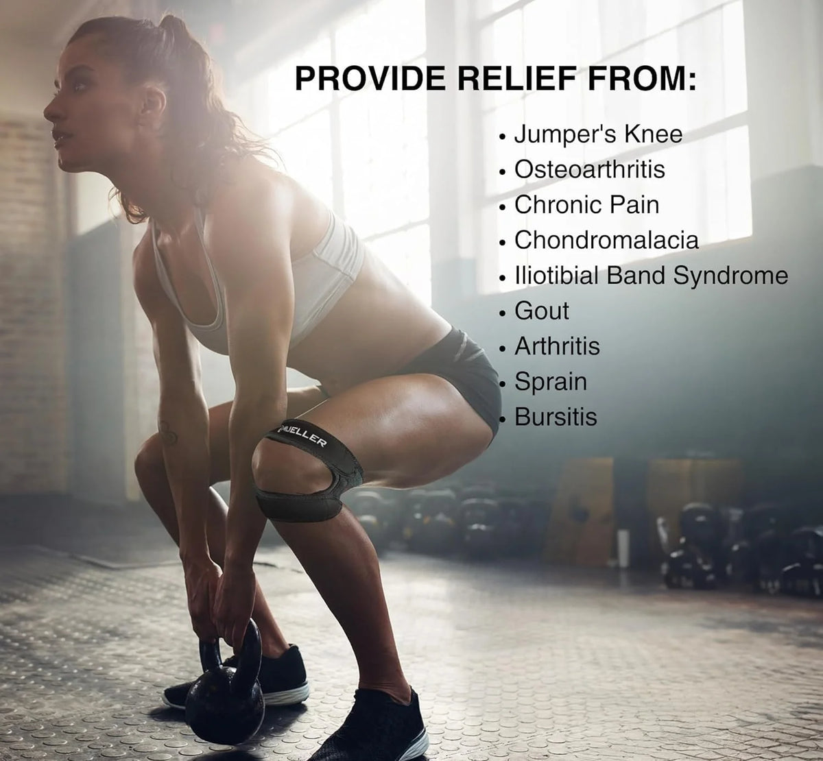 Knee Brace With Side Pads For Meniscus Tear Pain Relief