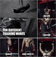 Gym Handles For Pull Up - Imporoved Bullhorn Design