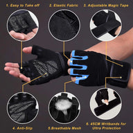 Gym Gloves Workout - Weight Lifting With Wrist Support