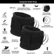 Ankle Strap For Gym Cable Machine - Heavy Ankle Band For Gym