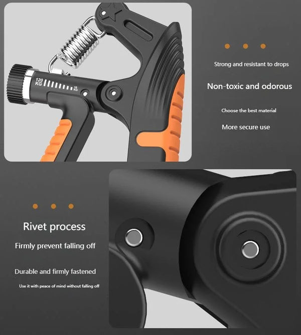 Hand Grip Strengthener - Hand Gripper With Counter For Palm