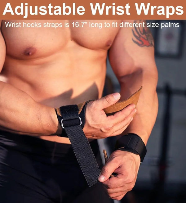 Gym Gloves Workout - Weight Lifting Strap With Wrist Support
