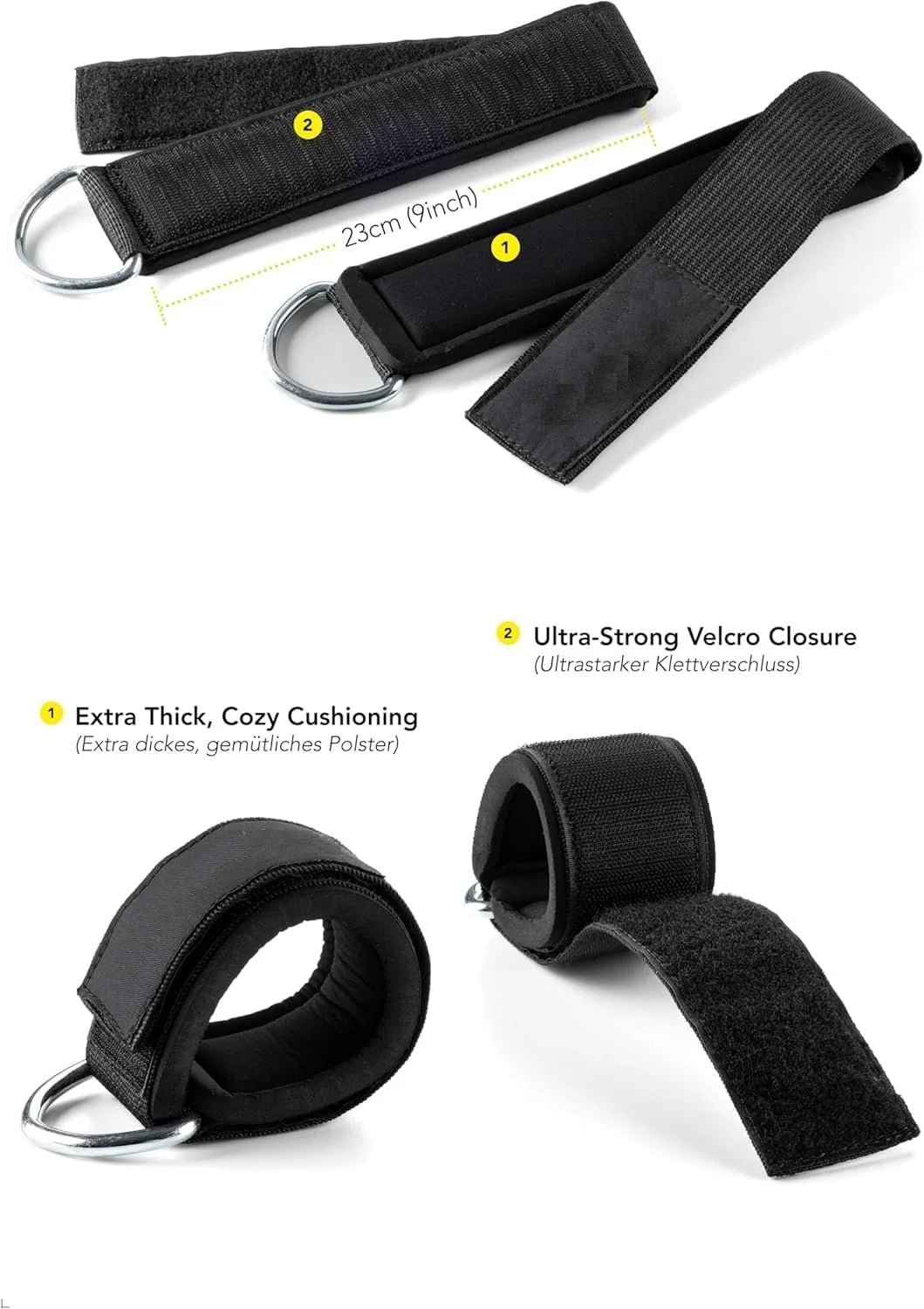 Ankle Strap For Gym Cable Machine - Heavy Ankle Band