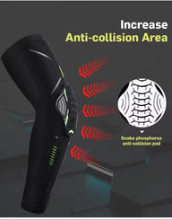 Arm Sleeves For Riders With Protection Pads (1 Pc) - Elbow