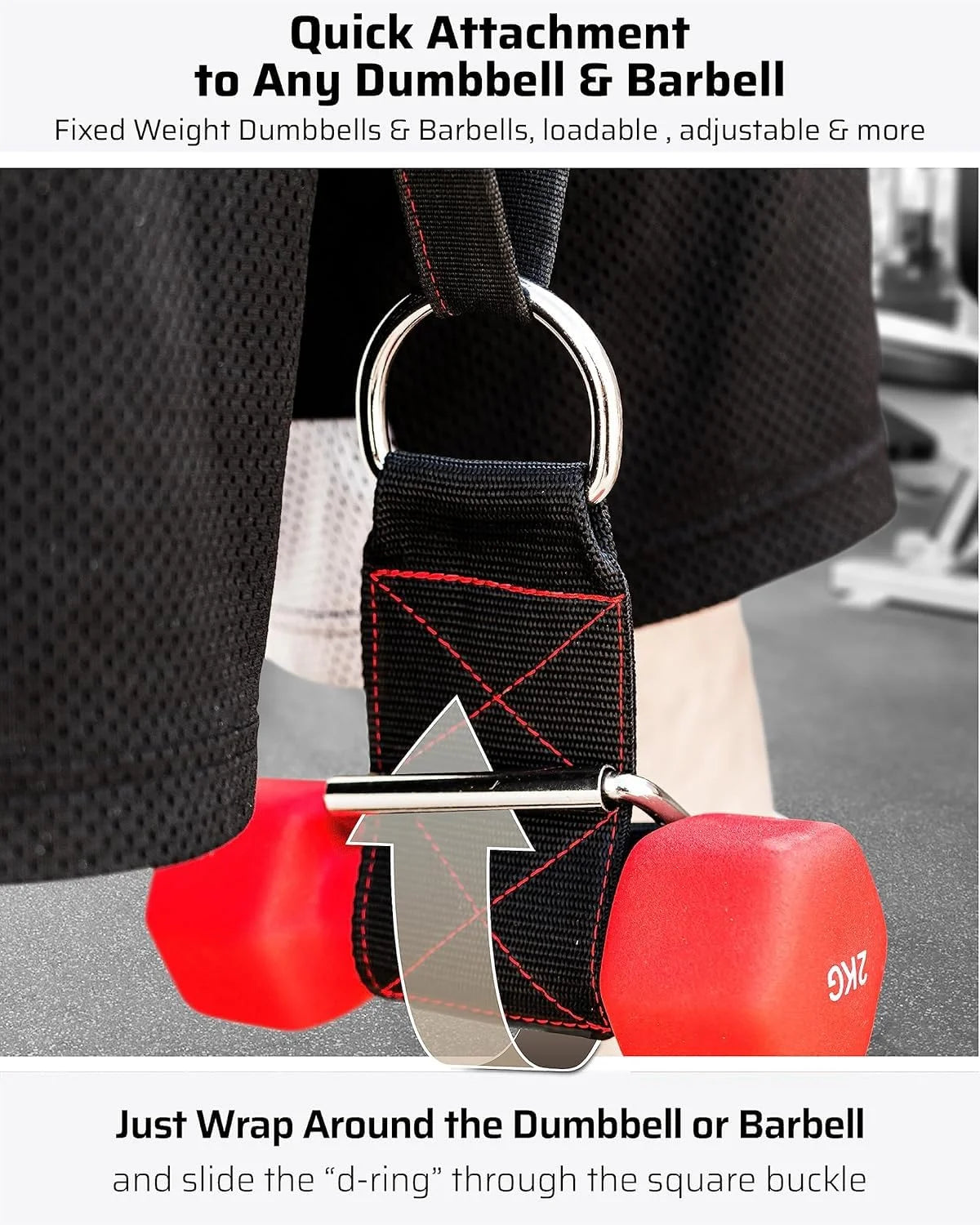 Weight Lifings Dumbbell Barbell Straps - Chain Gym Belt Dip