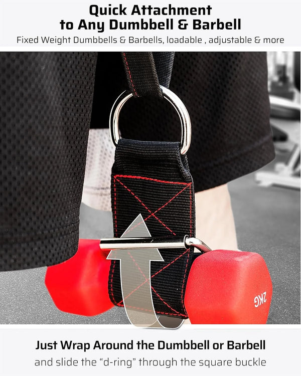 Weight Lifings Dumbbell Barbell Straps - Chain Gym Belt Dip