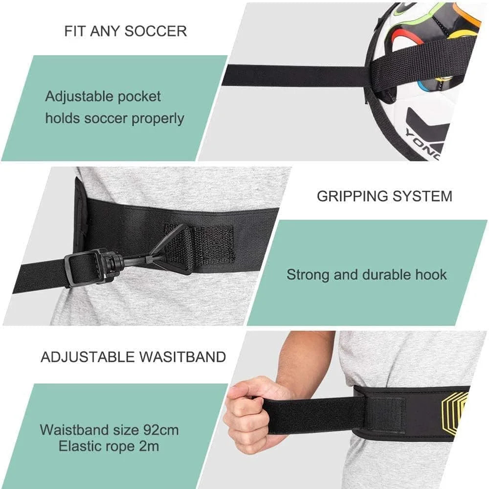Football Training Belt - Soccer Rugby Vollyball Kick Ball