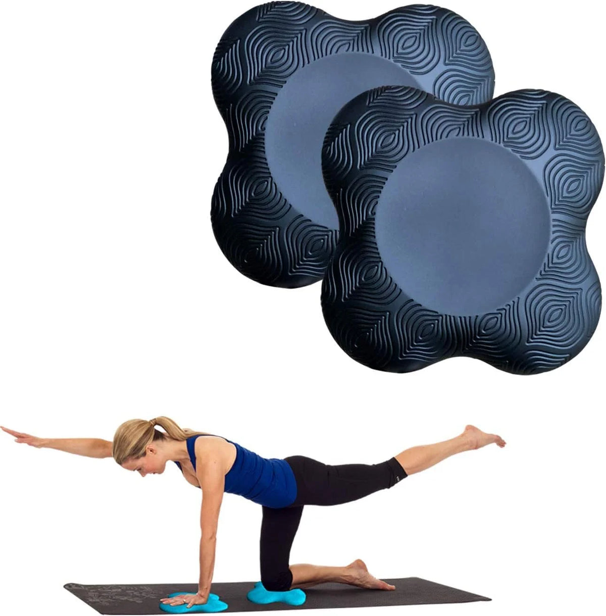 Yoga Cushion Knee Pad - 20 Tpe Made Yoga Knee Elbow Pad