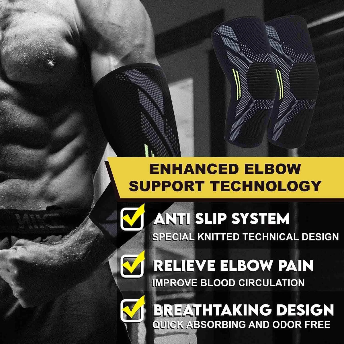 Elbow Support For Gym - Elbow Brace Women Workout