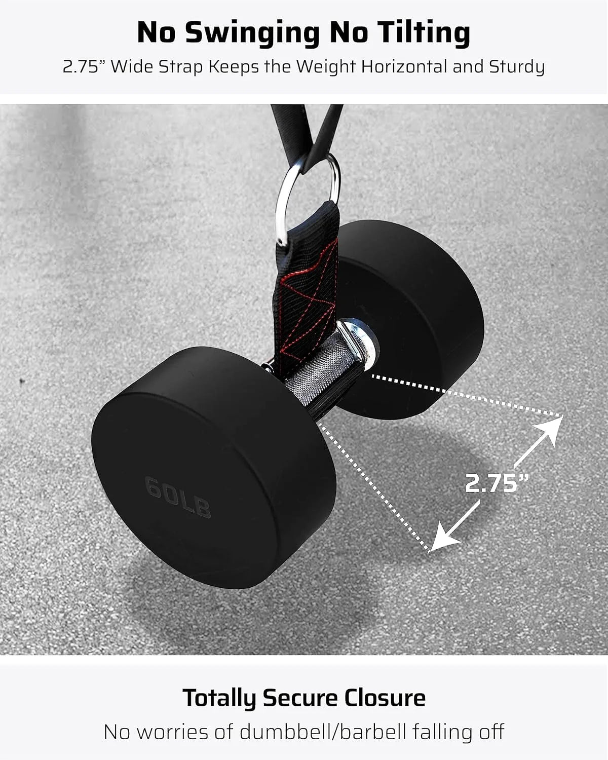 Weight Lifings Dumbbell Barbell Straps - Chain Gym Belt Dip
